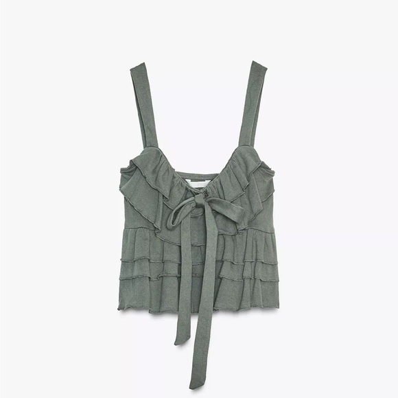 Zara Ruffled Bow Top (Matching Set) - Picture 5 of 5